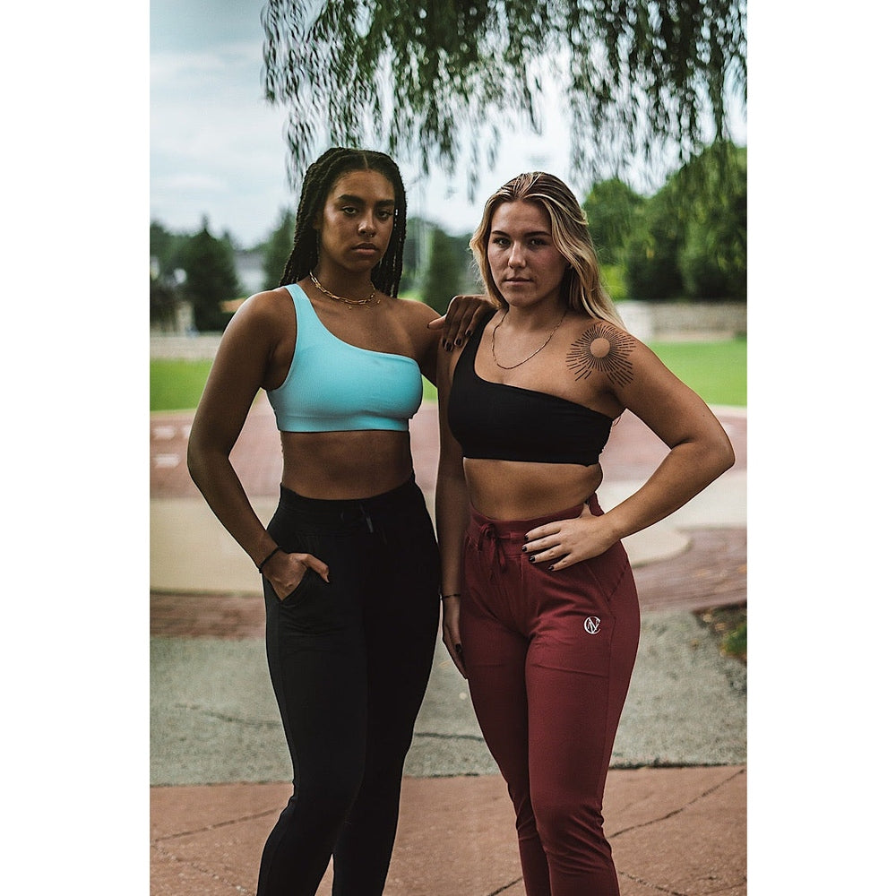 Unbothered-Single Strap Sports Bra