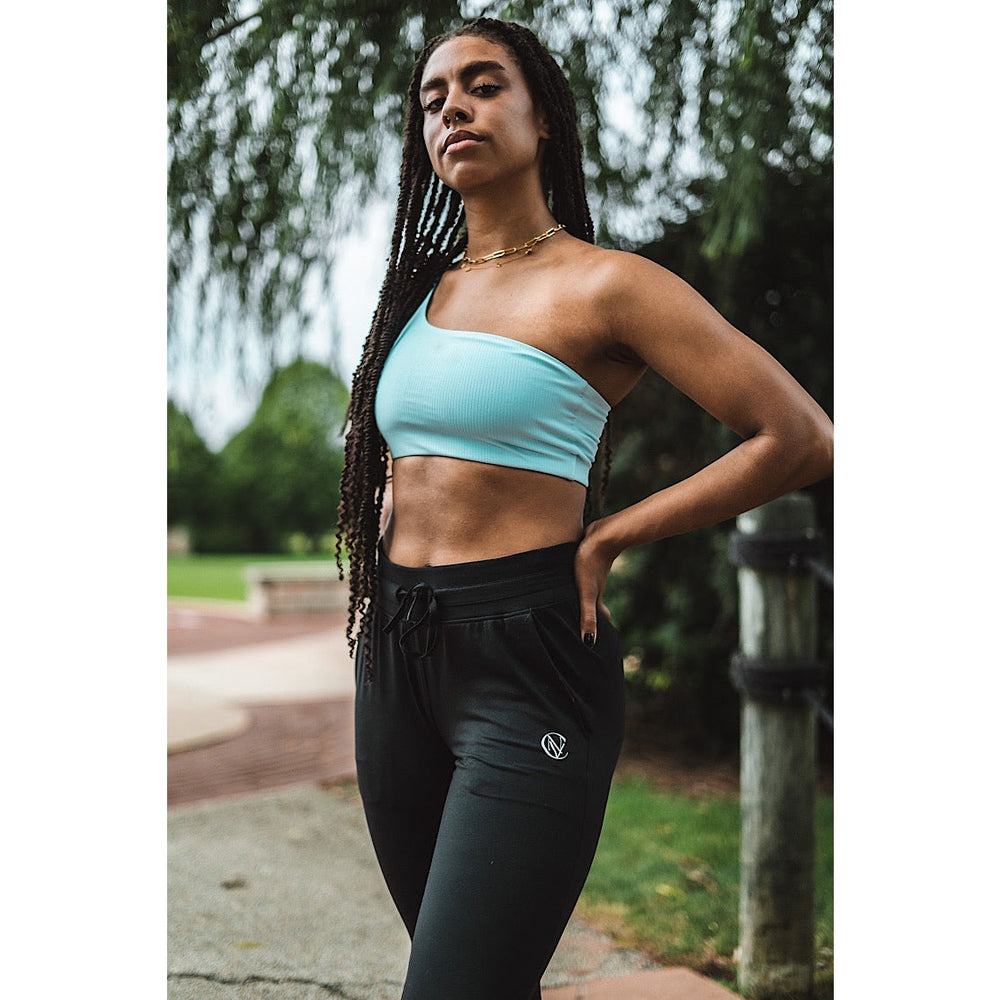 Unbothered-Single Strap Sports Bra