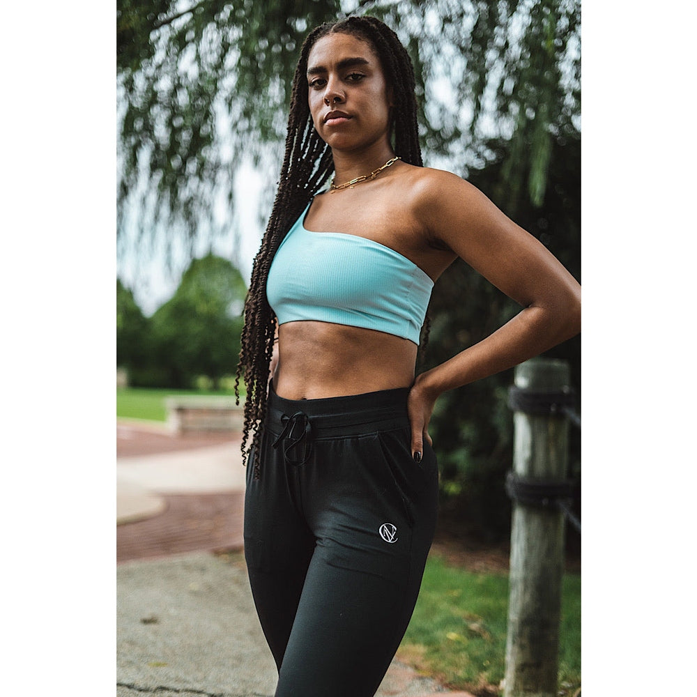 Unbothered-Single Strap Sports Bra