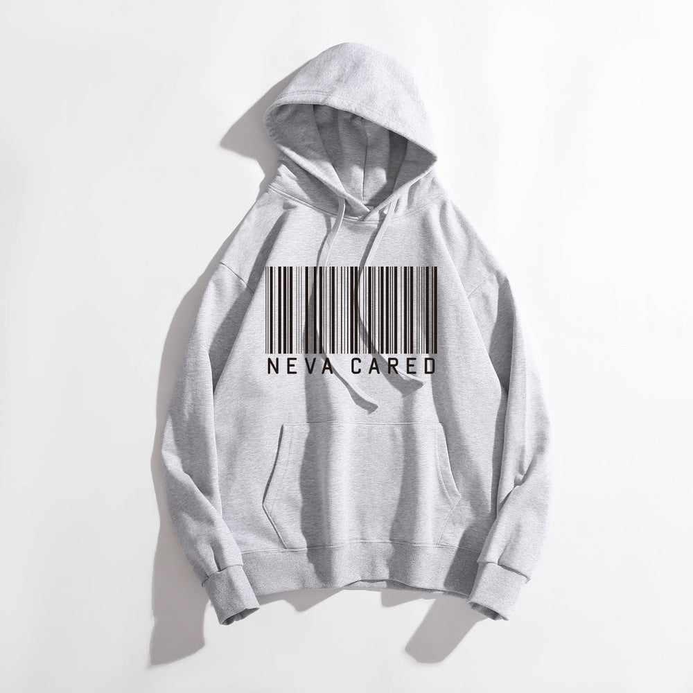 Heavy Unisex Nevacared Hoodie With Black Writing