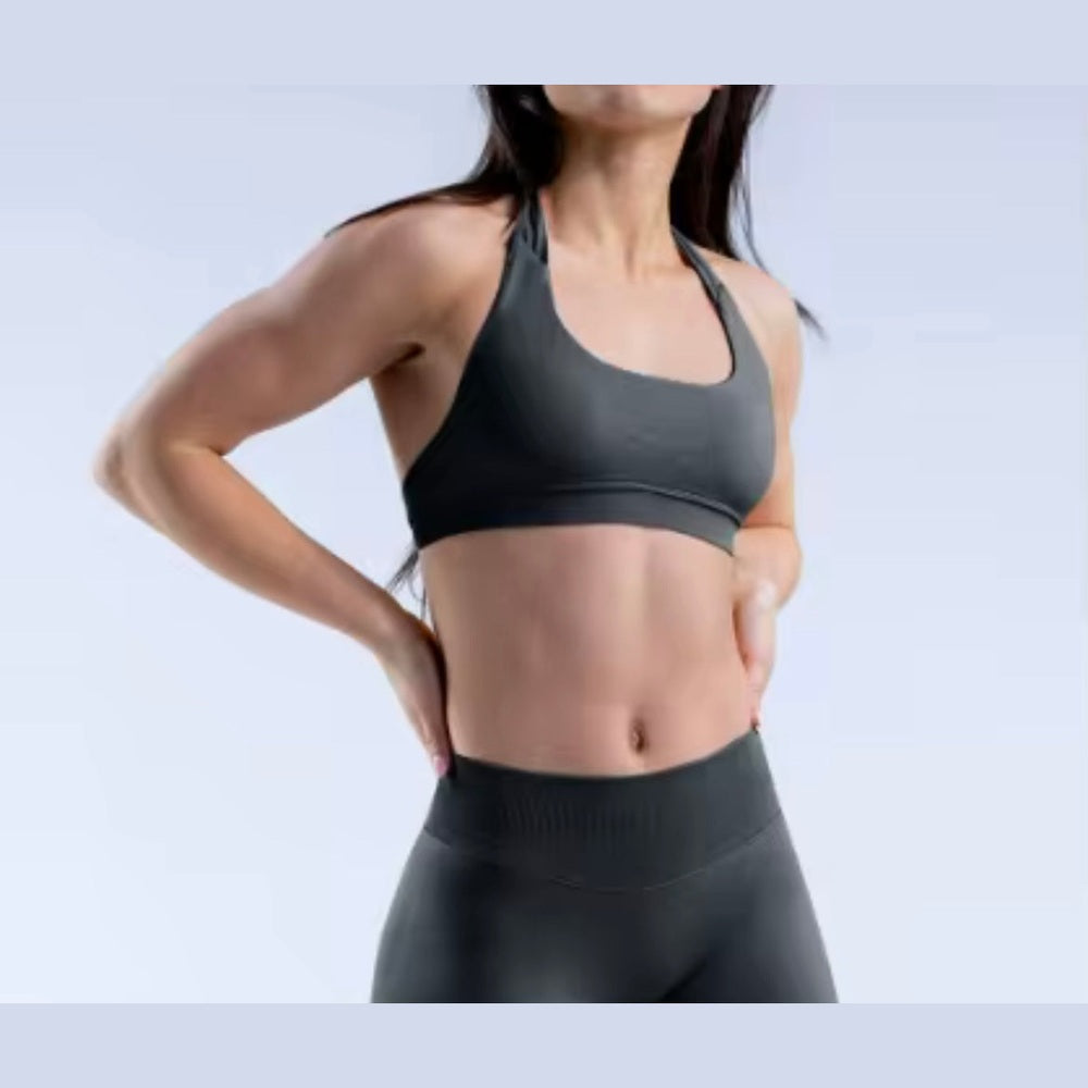 Crescent Halter match Sculpt leggings