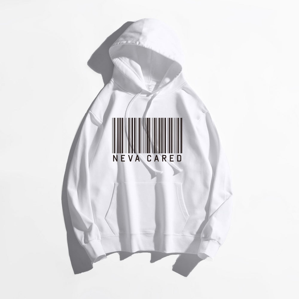 Heavy Unisex Nevacared Hoodie With Black Writing