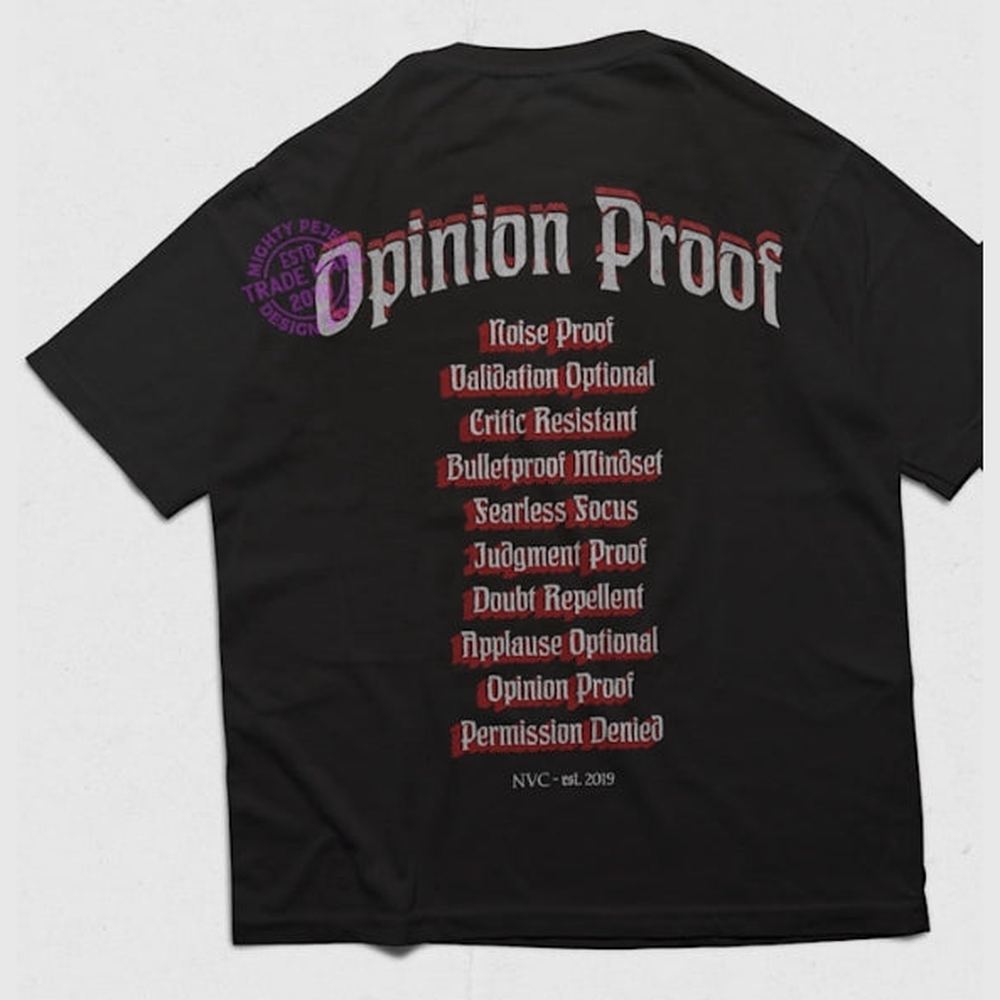 Opinion Proof Oversized Tee