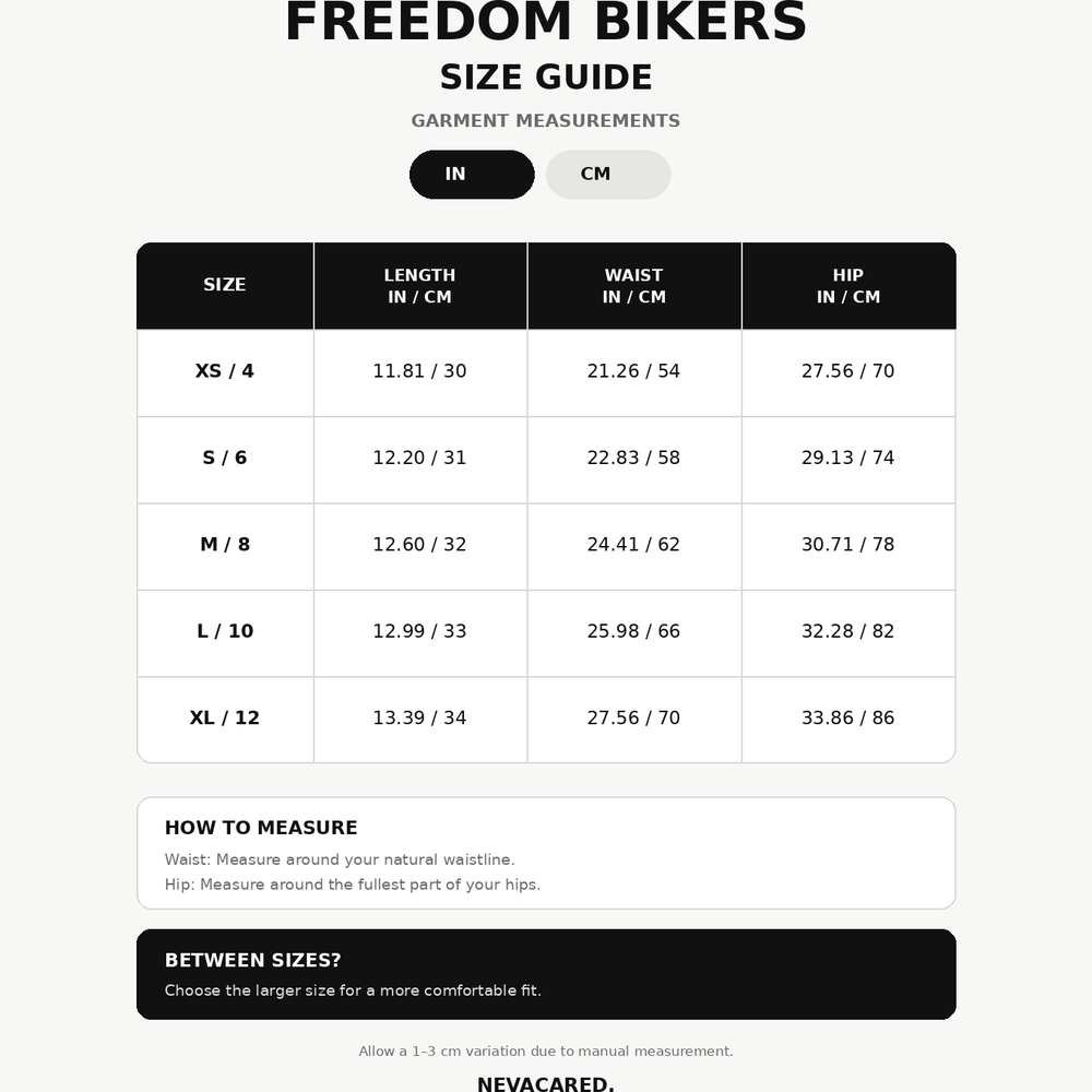 Freedom Biker Shorts