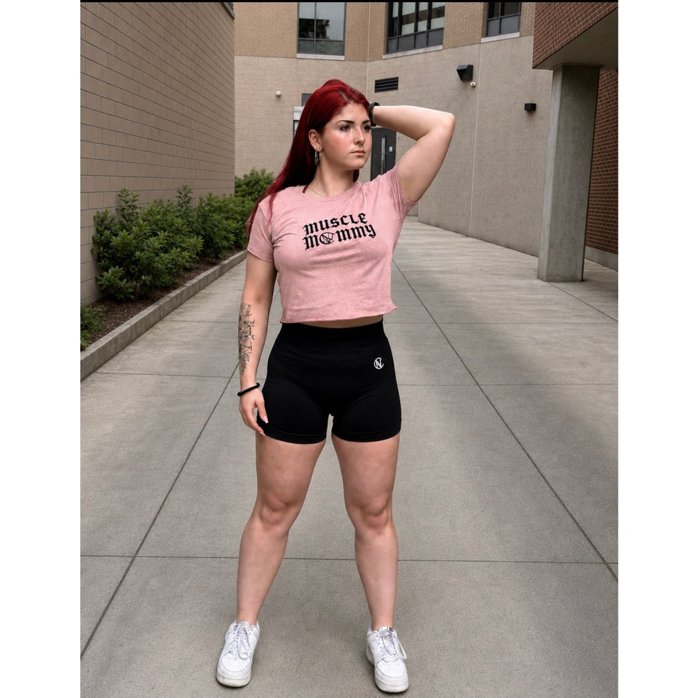 Muscle Mommy Cutoff Tee — NVC for Her