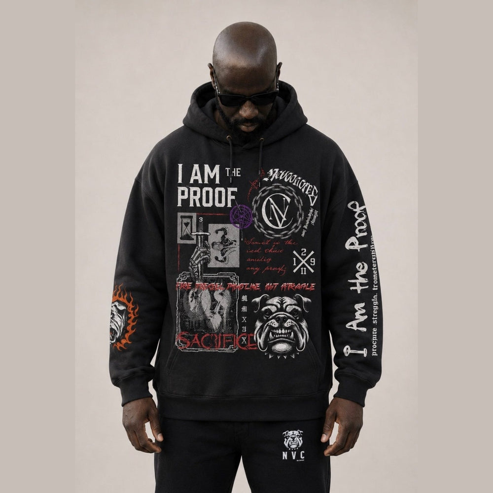 I Am Proof Hoodie | Heavyweight Graphic Hoodie | NVC