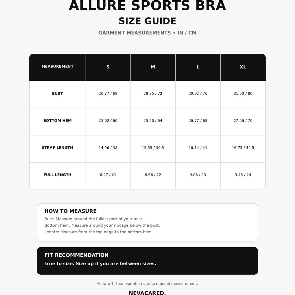Allure Sports Bra