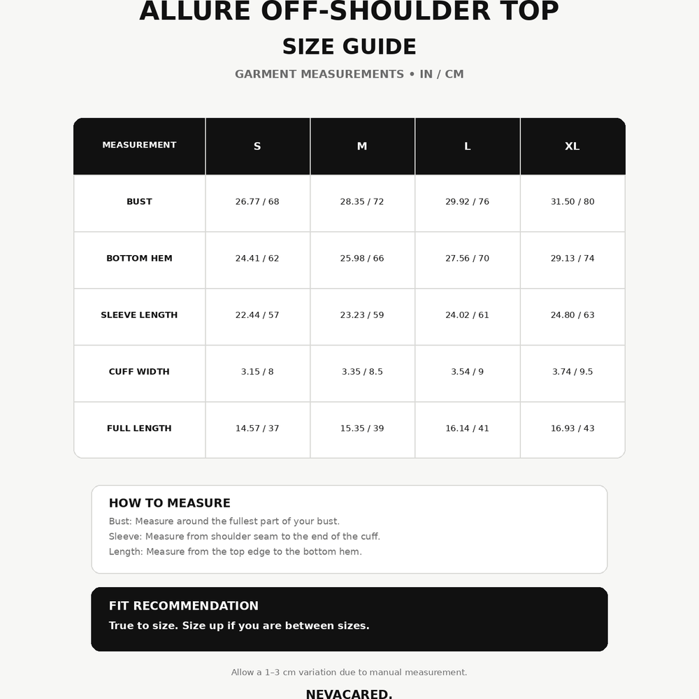 Allure Off-Shoulder Top
