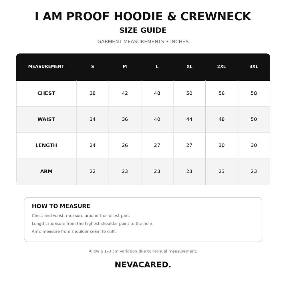 I Am Proof Crewneck